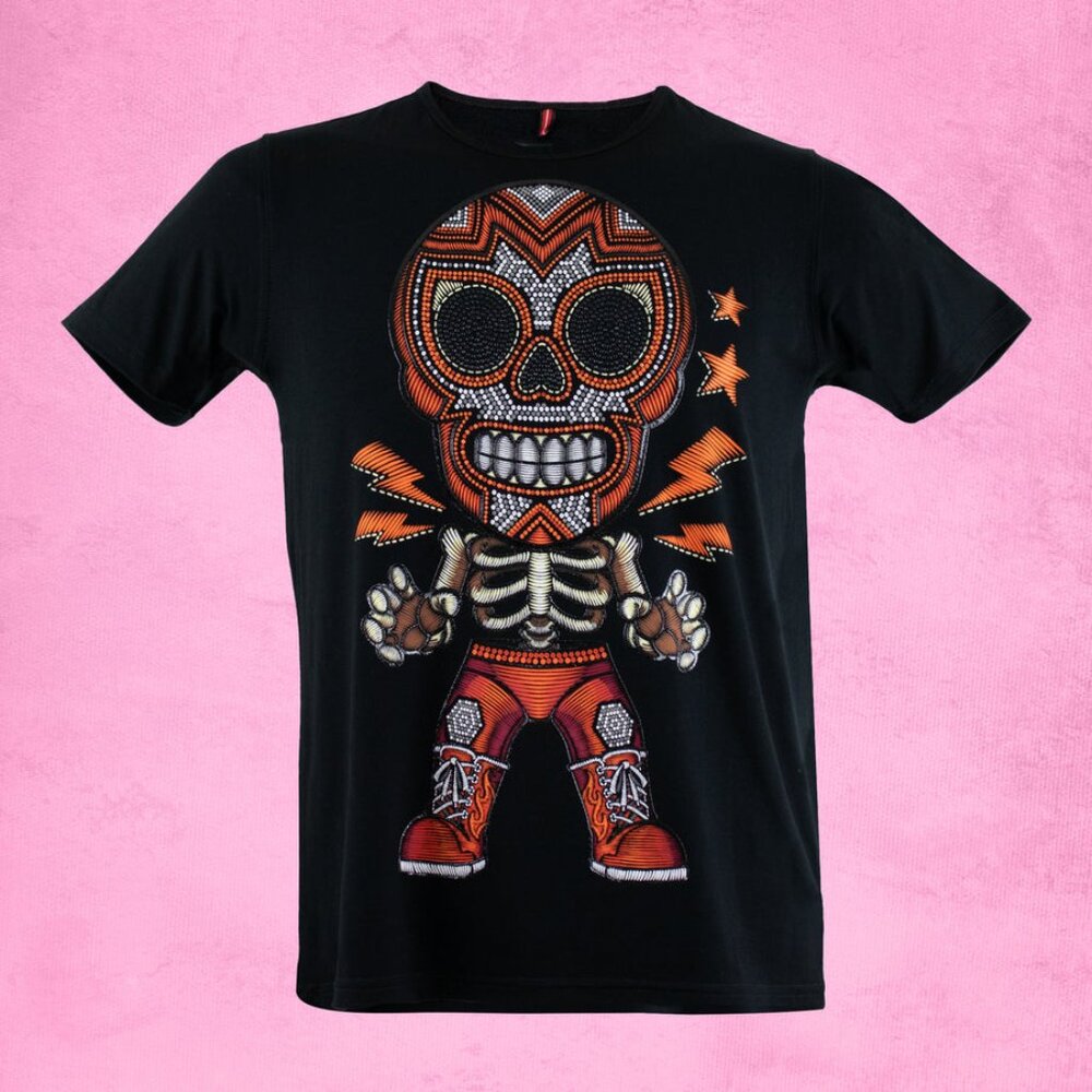 Ay Guey! Mexican Wrestler Luchador Shirt NWT